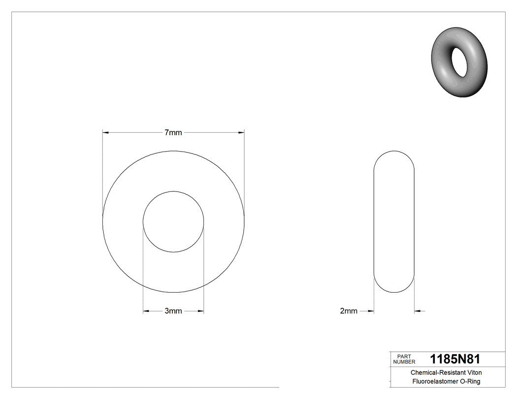 Technical drawing - 1185N81